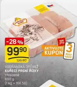 Flop KUŘECÍ PRSNÍ ŘÍZKY chlazené 600 g nabídka