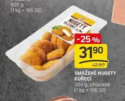 Flop SMAŽENÉ NUGETY KUŘECÍ 300 g, chlazené nabídka