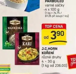 Flop J.C.HORN KOŘENÍ různé druhy 4-30 g nabídka