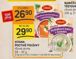 Flop VITANA POCTIVÉ POLÉVKY různé druhy 58-97 g nabídka