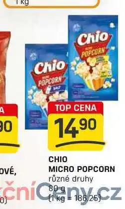 Flop CHIO MICRO POPCORN různé druhy 80 g nabídka