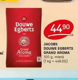 Flop JACOBS DOUWE EGBERTS GRAND AROMA 100 g, mletá nabídka
