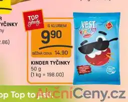 Flop KINDER TYČINKY 50 g nabídka