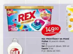 Flop REX PROSTŘEDKY NA PRANÍ Prášek 18 pracích dávek nabídka