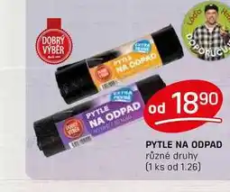 Flop PYTLE NA ODPAD různé druhy nabídka