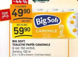 Flop BIG SOFT TOALETNÍ PAPÍR CAMOMILE 8 rolí nabídka