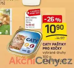 Flop CATY PAŠTIKY PRO KOČKY vybrané druhy 100 g nabídka