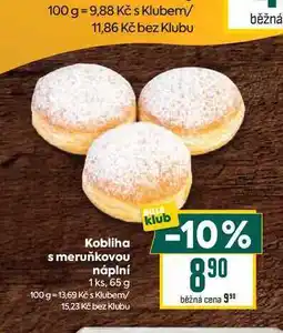 Billa Kobliha s meruňkovou náplní 1ks, 65 g nabídka
