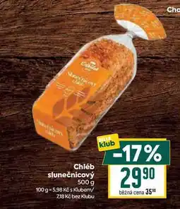 Billa Chléb slunečnicový 500 g nabídka