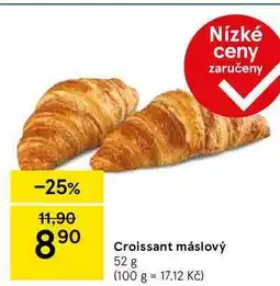 Tesco Croissant máslový, 52 g nabídka