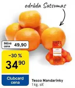 Tesco Tesco Mandarinky, 1 kg. síť nabídka