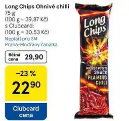 Tesco Long Chips Ohnivé chilli, 75 g nabídka