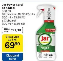 Tesco Jar Power Sprej na nádobí, 500 ml nabídka