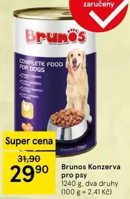 Tesco Brunos Konzerva pro psy, 1240 g nabídka