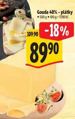 Albert Gouda 48% - plátky 500 g nabídka