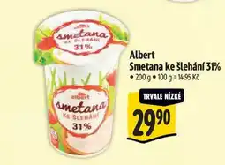 Albert Albert Smetana ke šlehání 31% 200 g nabídka