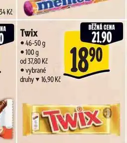 Albert Twix 46-50 g nabídka