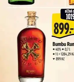 Albert Bumbu Rum 0,7 l nabídka
