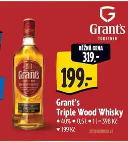 Albert Grant's Triple Wood Whisky 0,5 l nabídka