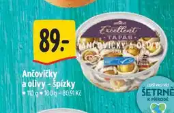 Albert Ančovičky a olivy - špízky 110 g nabídka