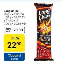 Tesco Long Chips, 75 g, více druhů nabídka