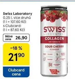 Tesco Swiss Laboratory, 0.25 l, více druhů nabídka
