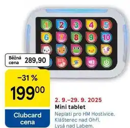 Tesco Mini tablet nabídka