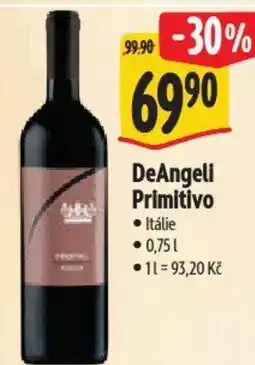 Albert DeAngeli Primitivo nabídka