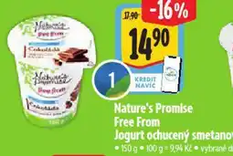 Albert Nature's Promise Free From Jogurt ochucený smetanový nabídka