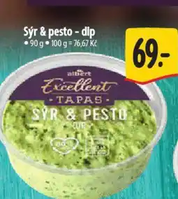 Albert Sýr & pesto - dip nabídka