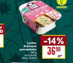 Billa Lunter Krémová pomazánka 140 g nabídka