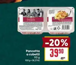 Billa Pancetta a cubetti 110 g nabídka