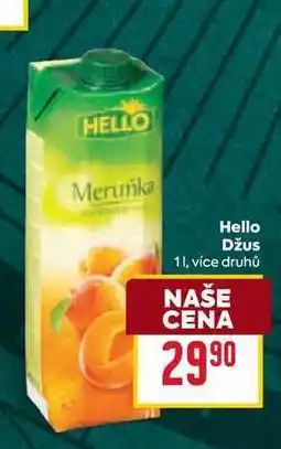 Billa Hello Džus 1l nabídka