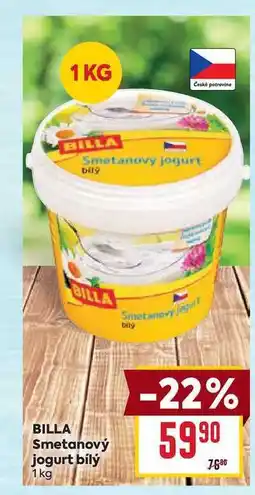 Billa BILLA Smetanový jogurt bílý 1 kg nabídka
