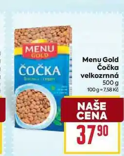 Billa Menu Gold Čočka velkozrnná 500 g nabídka