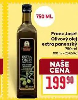 Billa Franz Josef Olivový olej extra panenský 750 ml nabídka