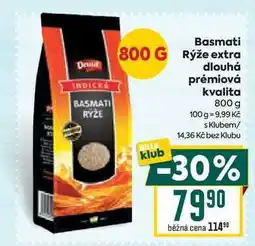 Billa Basmati Rýže extra dlouhá prémiová kvalita 800 g nabídka