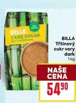 Billa BILLA Třtinový cukr very dark 1kg nabídka