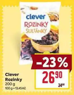 Billa Clever Rozinky 200 g nabídka