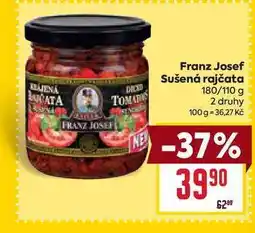 Billa Franz Josef Sušená rajčata 180/110 g nabídka