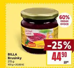 Billa BILLA Brusinky 215 g nabídka