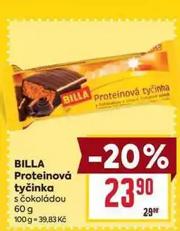 Billa BILLA Proteinová tyčinka s čokoládou 60 g nabídka