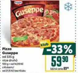 Billa Pizza Guseppe nabídka