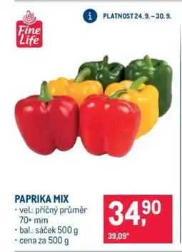 Makro Paprika mix nabídka