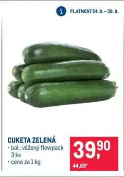 Makro Cuketa zelená nabídka