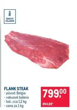 Makro Flank steak nabídka