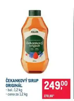 Makro ČEKANKOVÝ SIRUP ORIGINÁL nabídka