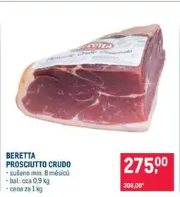 Makro BERETTA PROSCIUTTO CRUDO nabídka