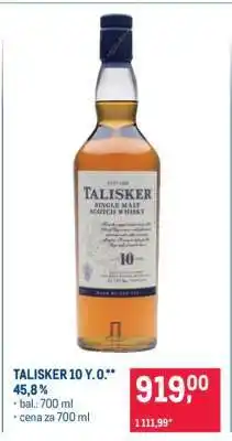 Makro TALISKER 10 Y. O nabídka