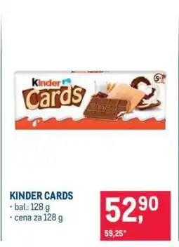Makro KINDER CARDS nabídka